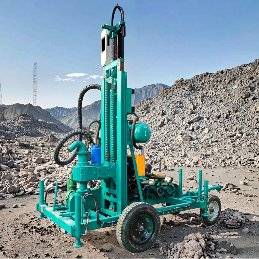 

Small Water Well Drilling Rig Customized 120m Portable for Sand Borehole Drilling Operations