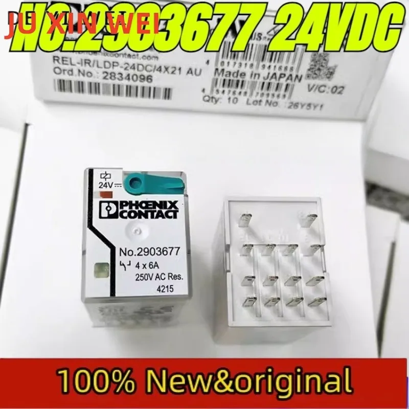 

（Brand New Original）1pcs/lot 100% original genuine relay:NO.2903677 24VDC 6A 14pins NO.2903688 230VAC Intermediate relay