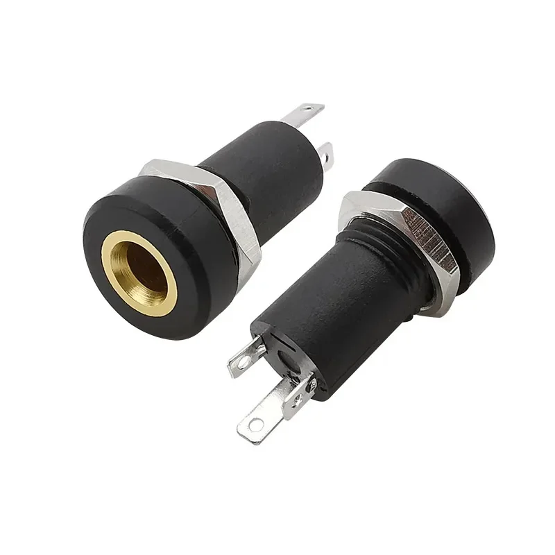 2/5/10Pcs PJ-392A 3.5mm Audio Female Jack 3/4Pole Stereo Solder Panel Mount Connector With Nuts 3/4Pin Headphone Socket PJ392A