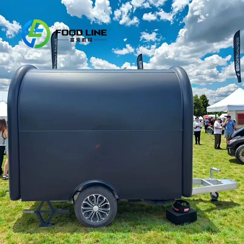 

Modern Fully Equipped Commercial Mobile Fast Food Trailer for Sale Customizable & Kitchen Design for Fast Food Businesses