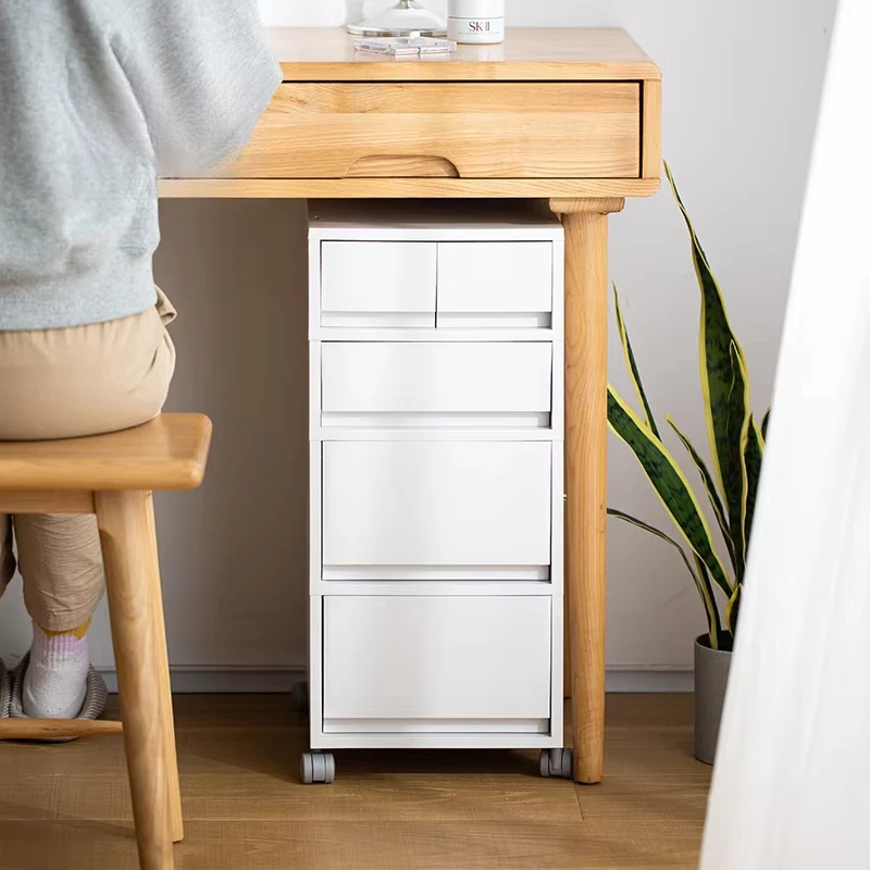 

Drawer-Type Storage Cabinet for Study Room, A4 Document Storage Cabinet for Office, Multi-Layer Under Desk Storage Unit, Mova