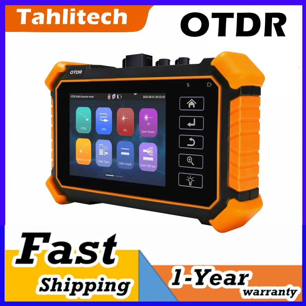 

Tahlitech MOT-31 Многофункциональный тестер оптоволокна OTDR Оптический рефлектометр 4 дюйма 1550 нм 1310/1550 нм 1610 нм с OPM VFL LS UTP OTDR TEST