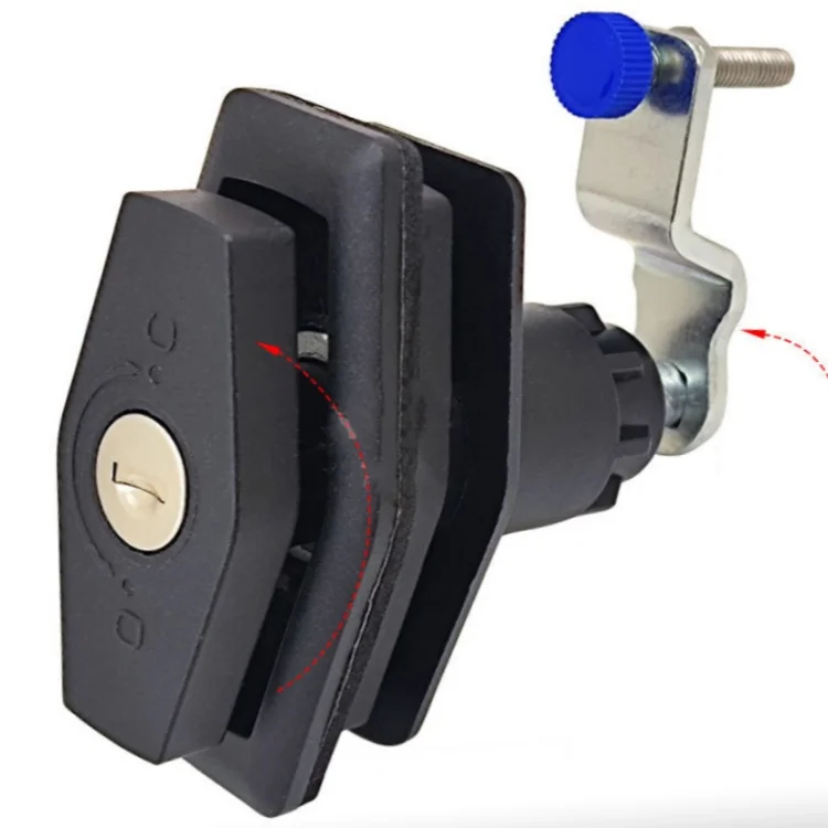 

1Set Compartment Door Locker PUSH POP Door Lock With 2keys For Swift Elldis Caravan Motorhome Door Locker RV Replacement Parts