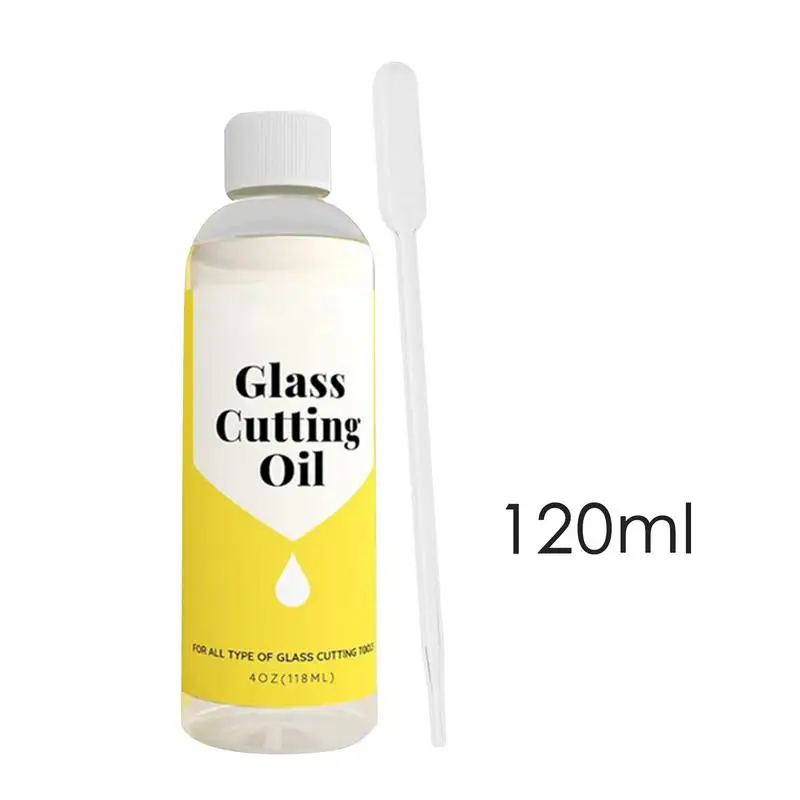 Glass Cutting Oil Glass Drill Bit Fluid Easy To Use Multipurpose 120ml Mirrors Cutting Tool Fluid For Stained Glass Cutting