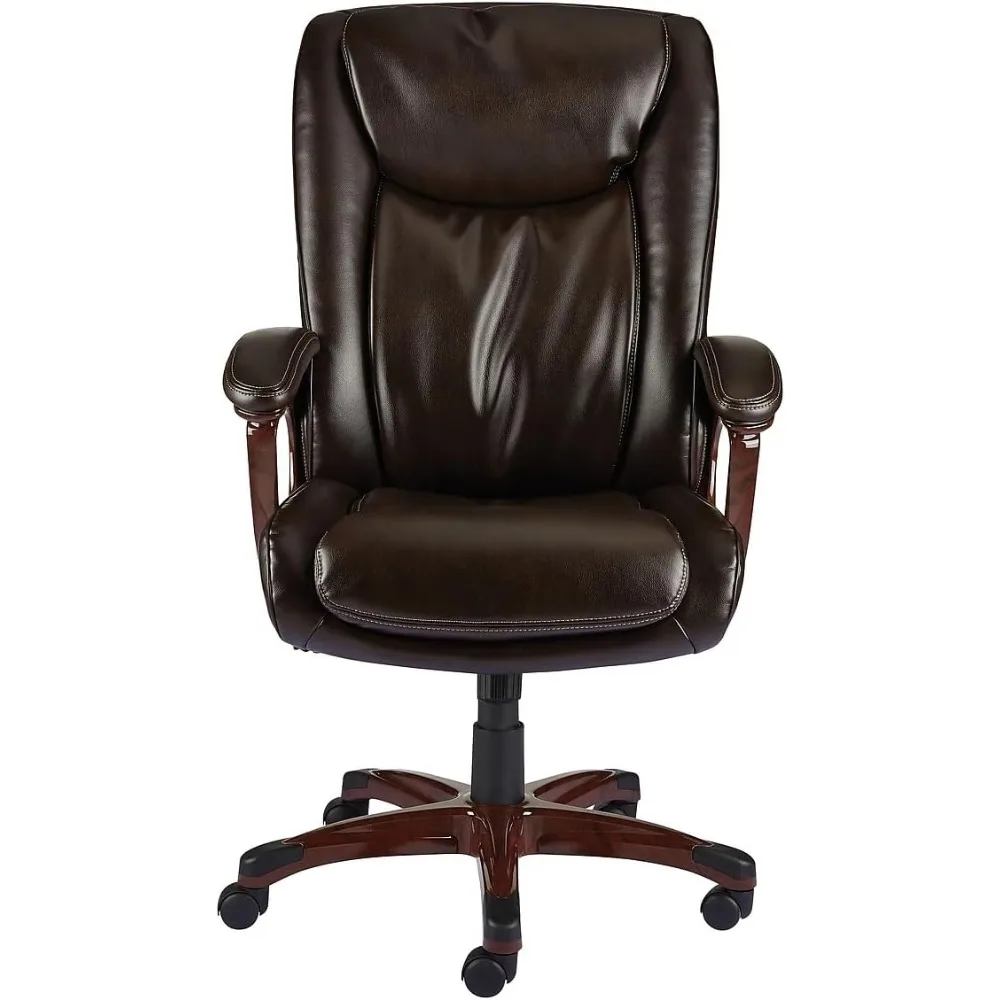 2263720 Westcliffe Bonded Leather Managers Chair Brown