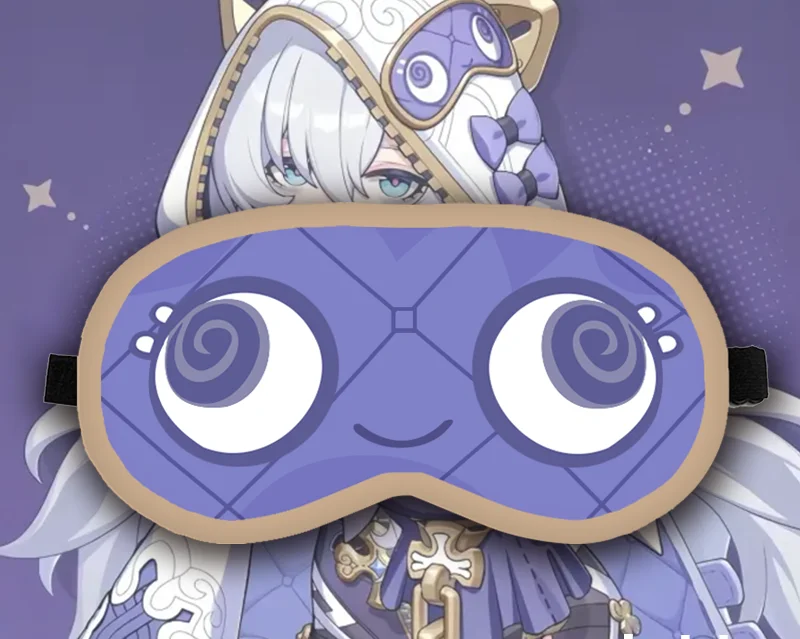 Topeng mata Theresa Apocalypse Honkai Impact 3 barang permainan Schicksal kacamata kartun Kawaii Shading tidur Eyeshade hadiah Cosplay