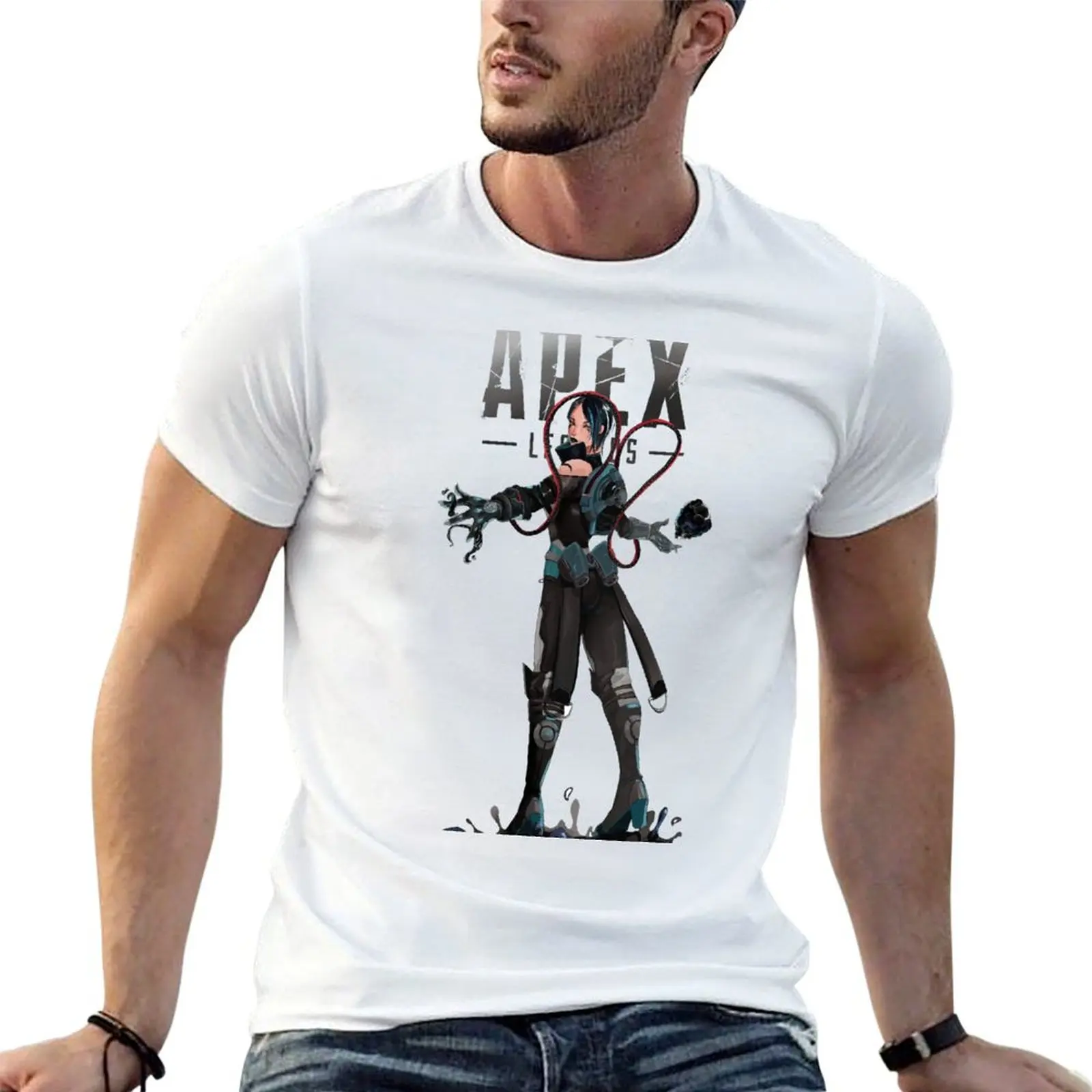 

wraith apex legends T-Shirt cotton t shirts high quality cotton t shirt man T-Shirt