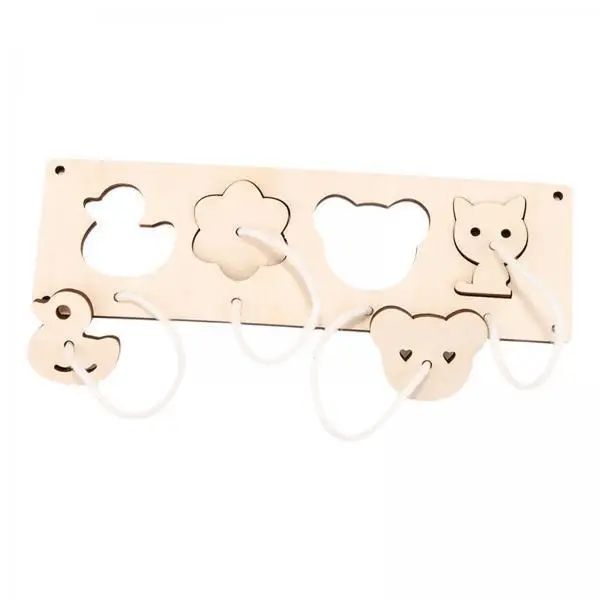 

3xWooden Busy Board Games Learning Puzzles for Nursery Girls Boys Animal