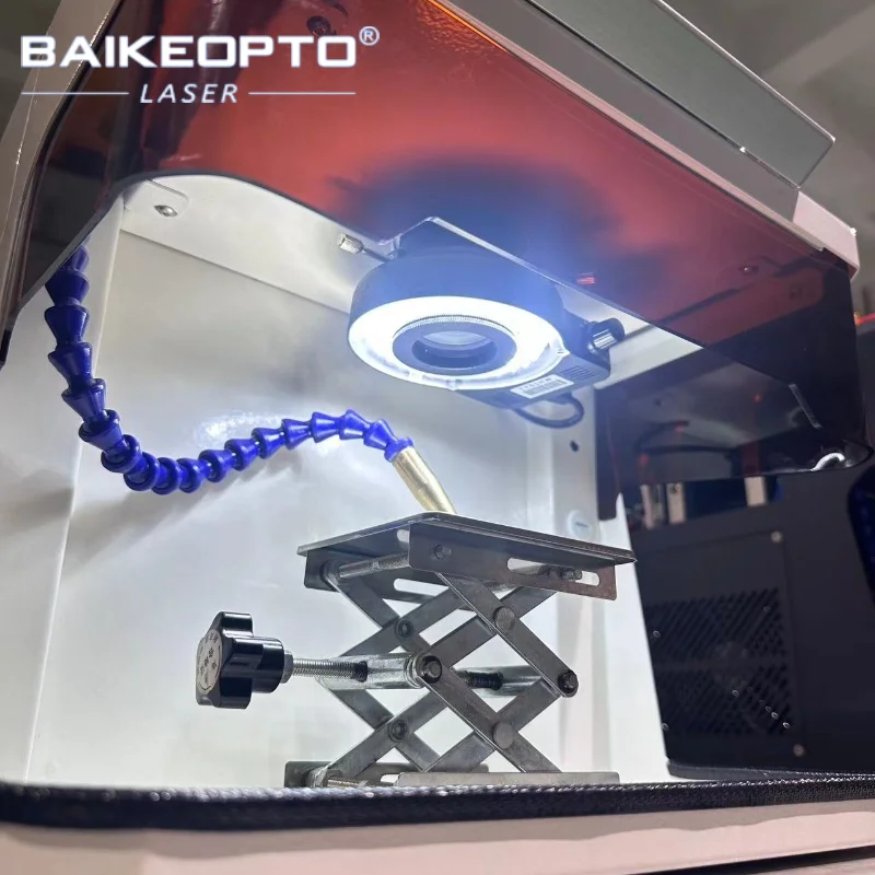 Baikeopto Mini Jewelry Laser Welding Machine with CCD Water Cooling 60W YAG Spot Laser Welder for Ring Pendant Repair