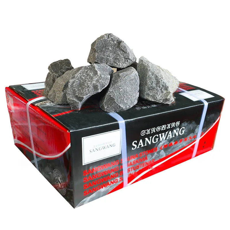 2025 new 16kg/box Sauna Stone Sauna Room Accessories High-quality Sauna Special Stone Volcanic Stone Sweat Steam Dry Steam Room