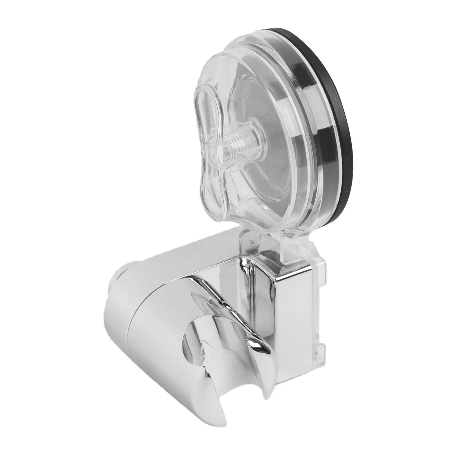 Adjustable Shower Bracket Shower Head Holder Easy Installation Modern Bathroom Aesthetic Practical Bath Accessory Hooks