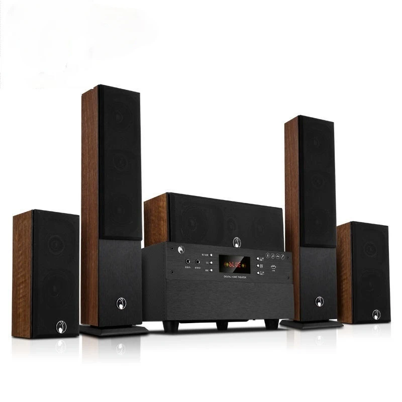 

5.1 Home Theater Stereo Suit Household Combination Karaoke Amplifier Floor-Standing Wall-Mounted TV Bluetooth Speaker Durable