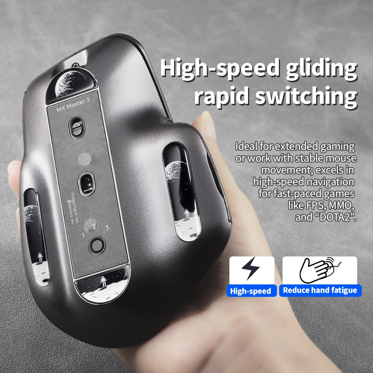Glass Mouse Skates for Logitech MX Master 3/3s Mouse Feet Pads Smooth Durable Slim 2.5D Curved Edge Mouse Accessories - Image 4
