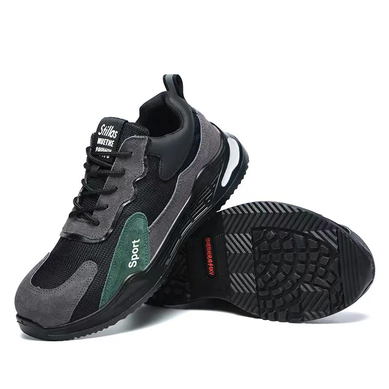 Quality Men's Shoes Anti Smashing Anti Puncture Summer Wear Resistant Protection Shoes Work Shoes Four Season Edition for Men