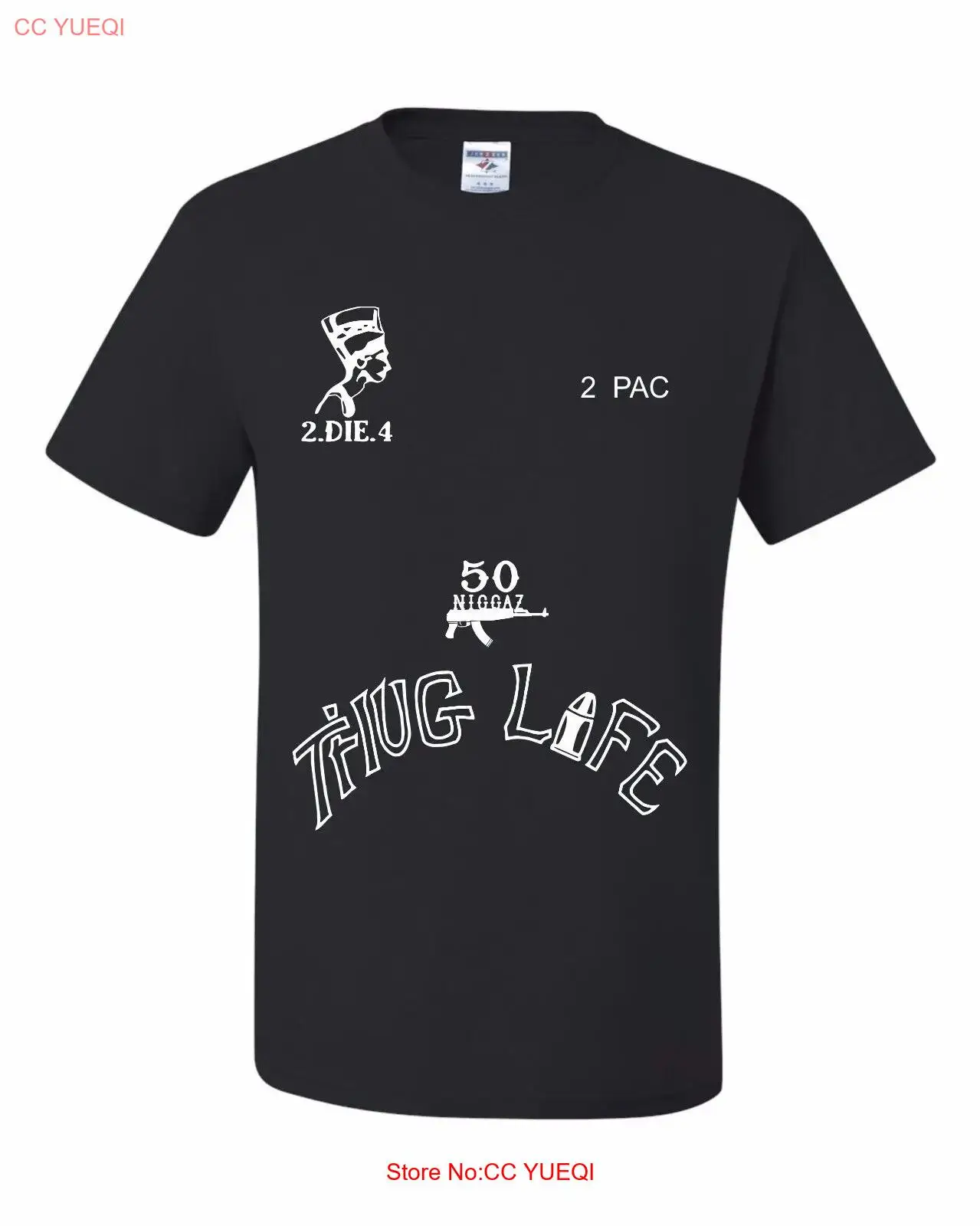 Alle ogen op mij 2pac tattoo T-shirt, 2Pac shirt