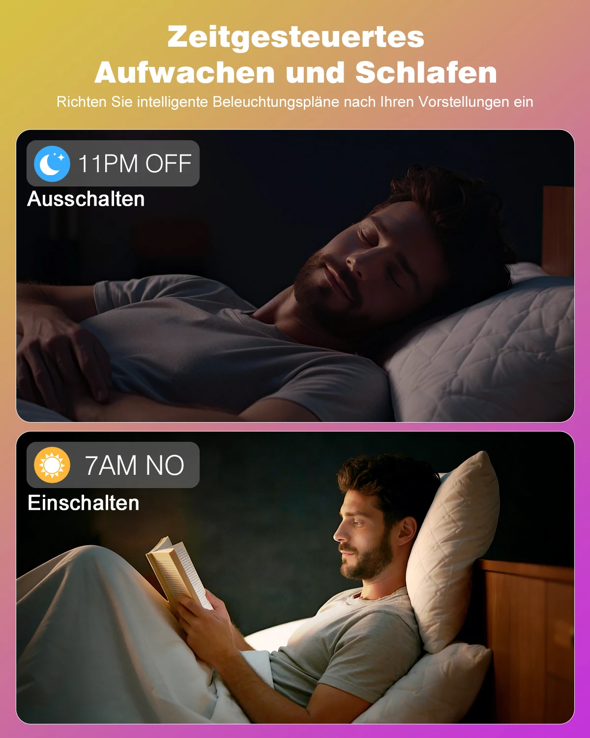 Obrázek 7: 2-pack chytrý LED strop světel 24W – alexa kompatibilní RGB stmívatelné strop lamp s daleký, 16M barvivo chytrý osvětlení pro ložnice & žití pokoj