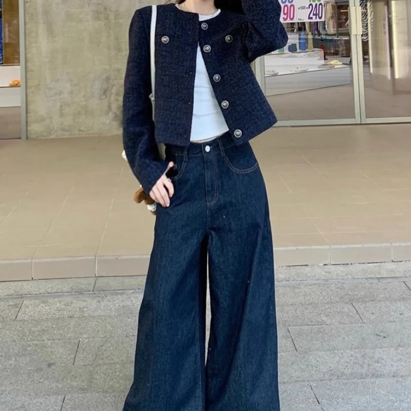 Giacca da donna autunno 2025 nuovo retrò casual corto temperamento di nicchia celebrità coreana tendenza superiore