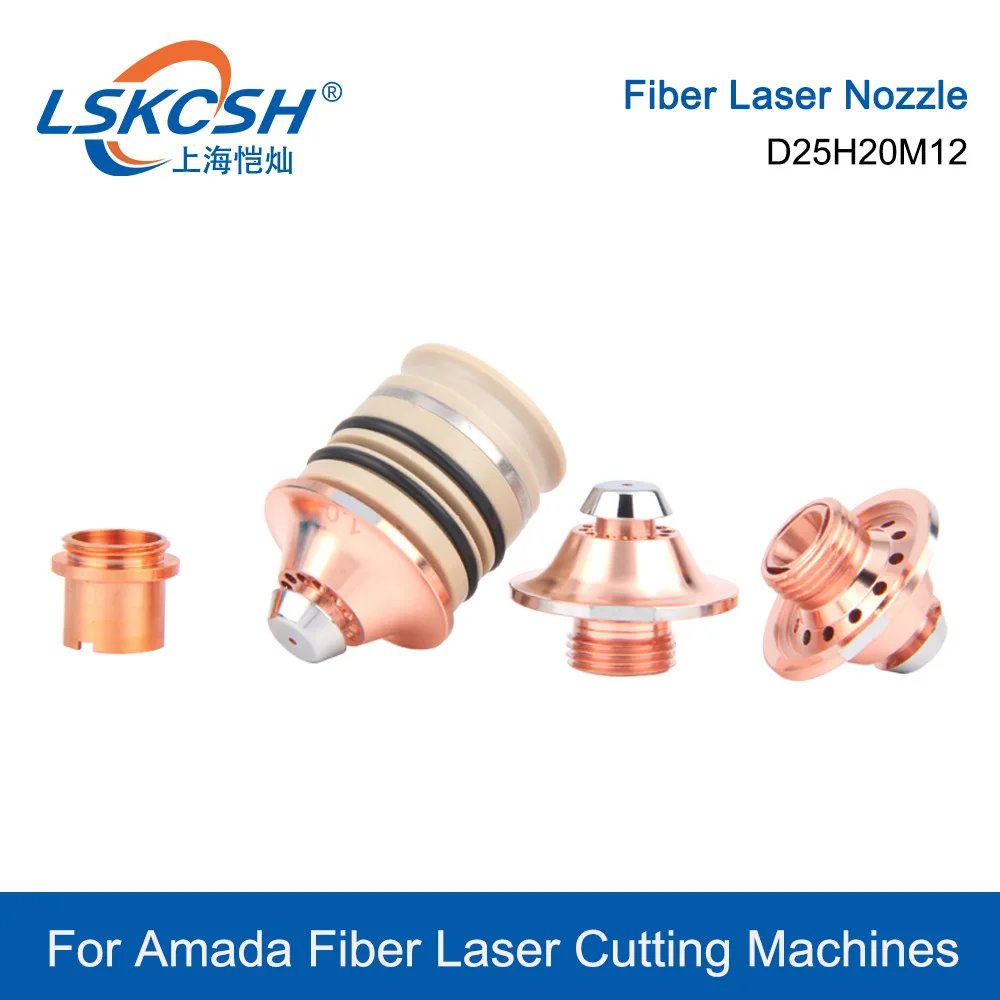 LSKCSH D25 H20 M12 water cooled WACS S1.2 HCP for Amada Fiber 71570023 laser cutting machine Head 71571620 AM- Nozzle D1.4mm