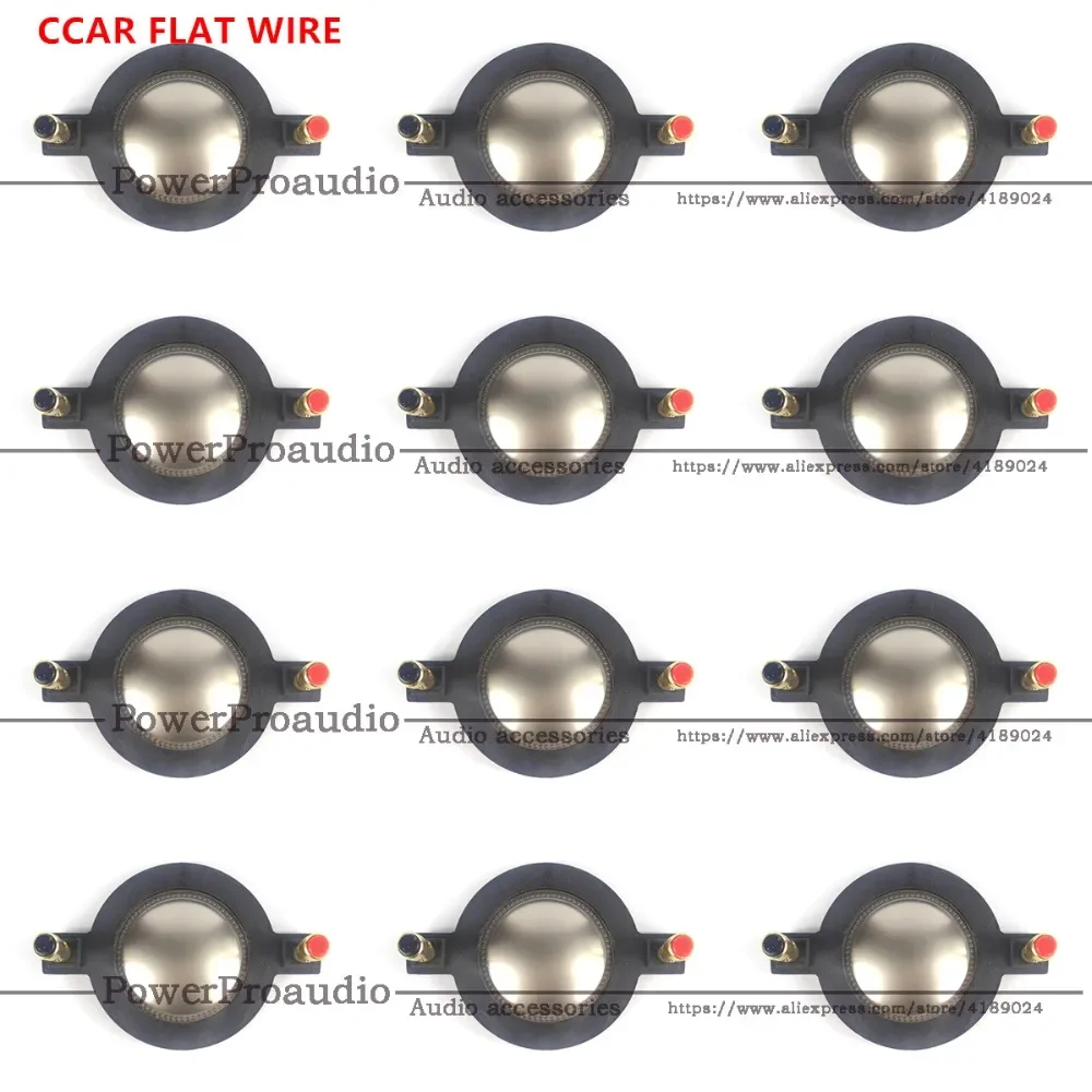 12PCS Replacement Diaphragm For Paudio ,Mackie 44.4mm BMD 450 speaker part CCAR Flat  Wire