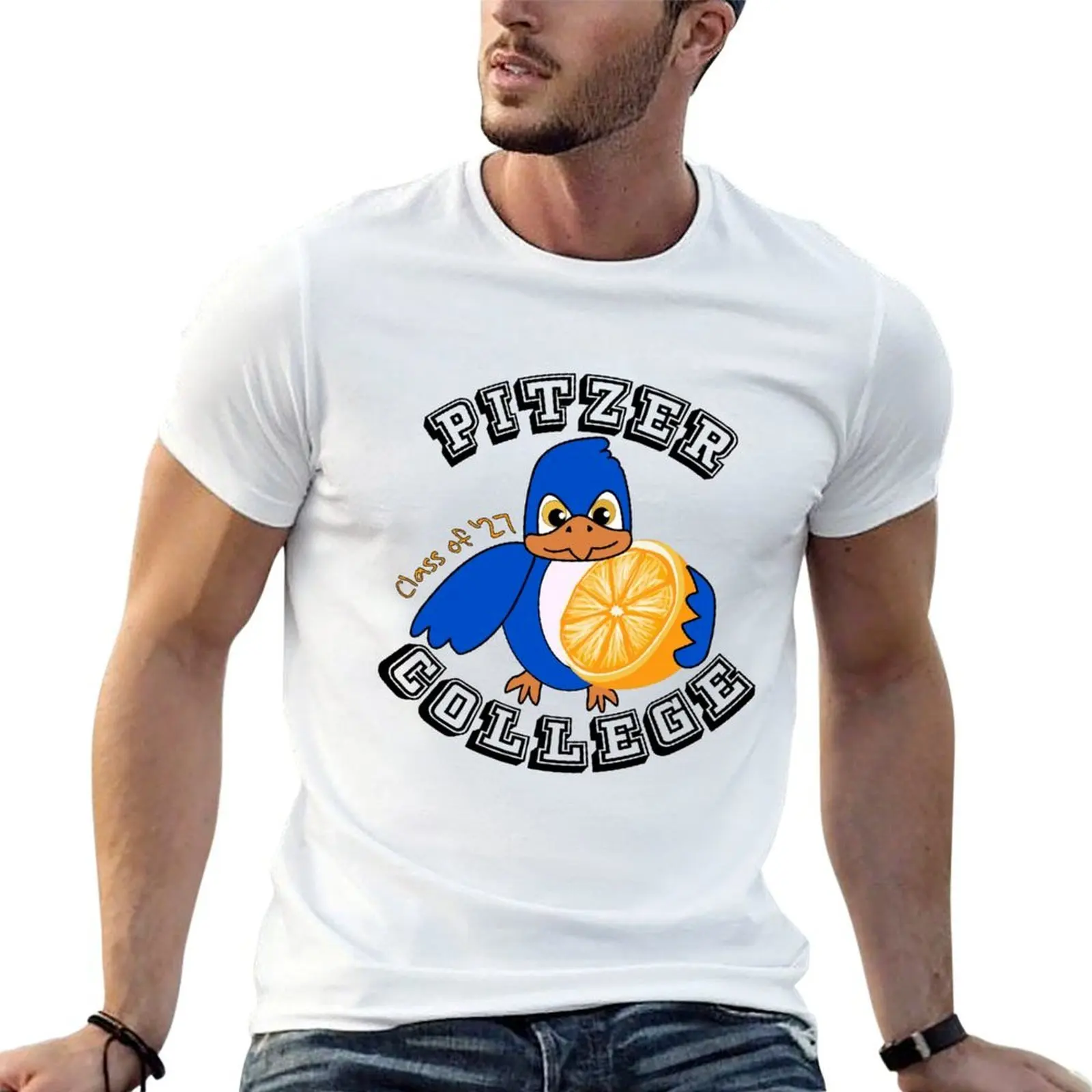 

Pitzer College Sagehen 2027 T-Shirt t shirts for man cotton man t shirts cotton man t shirt cotton high quality T-Shirt