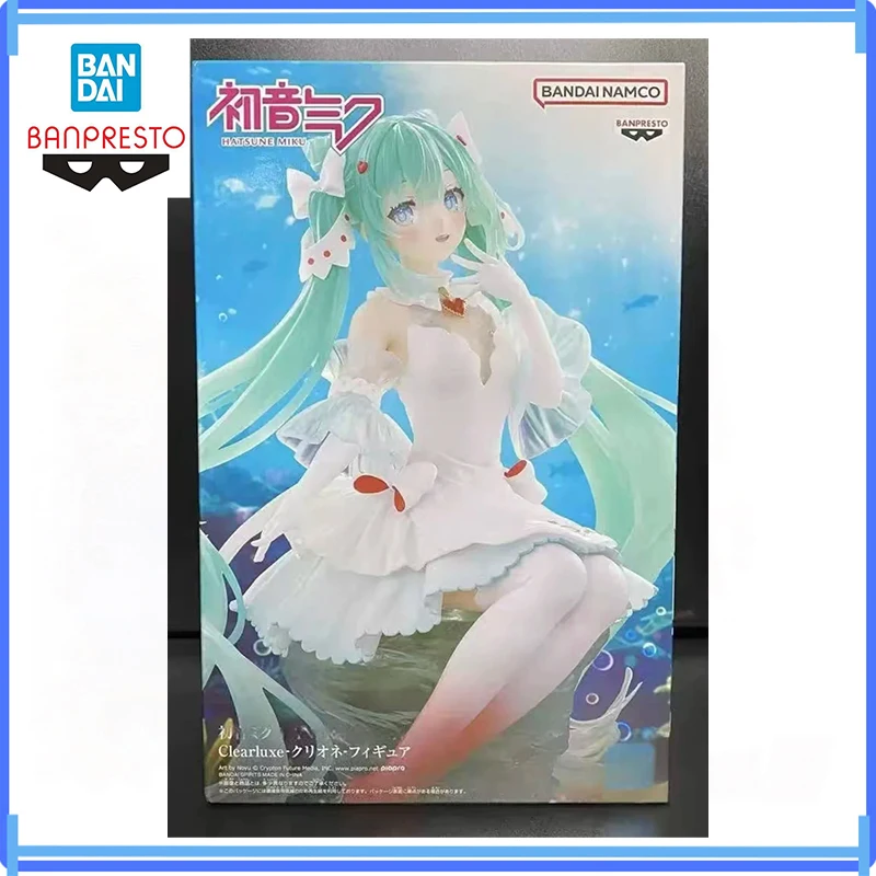 Bandai – figurine originale Banpresto Evolve Clearluxe Hatsune Miku Clione Bpev, modèle d'action d'anime, jouets authentiques en boîte, cadeaux, en stock