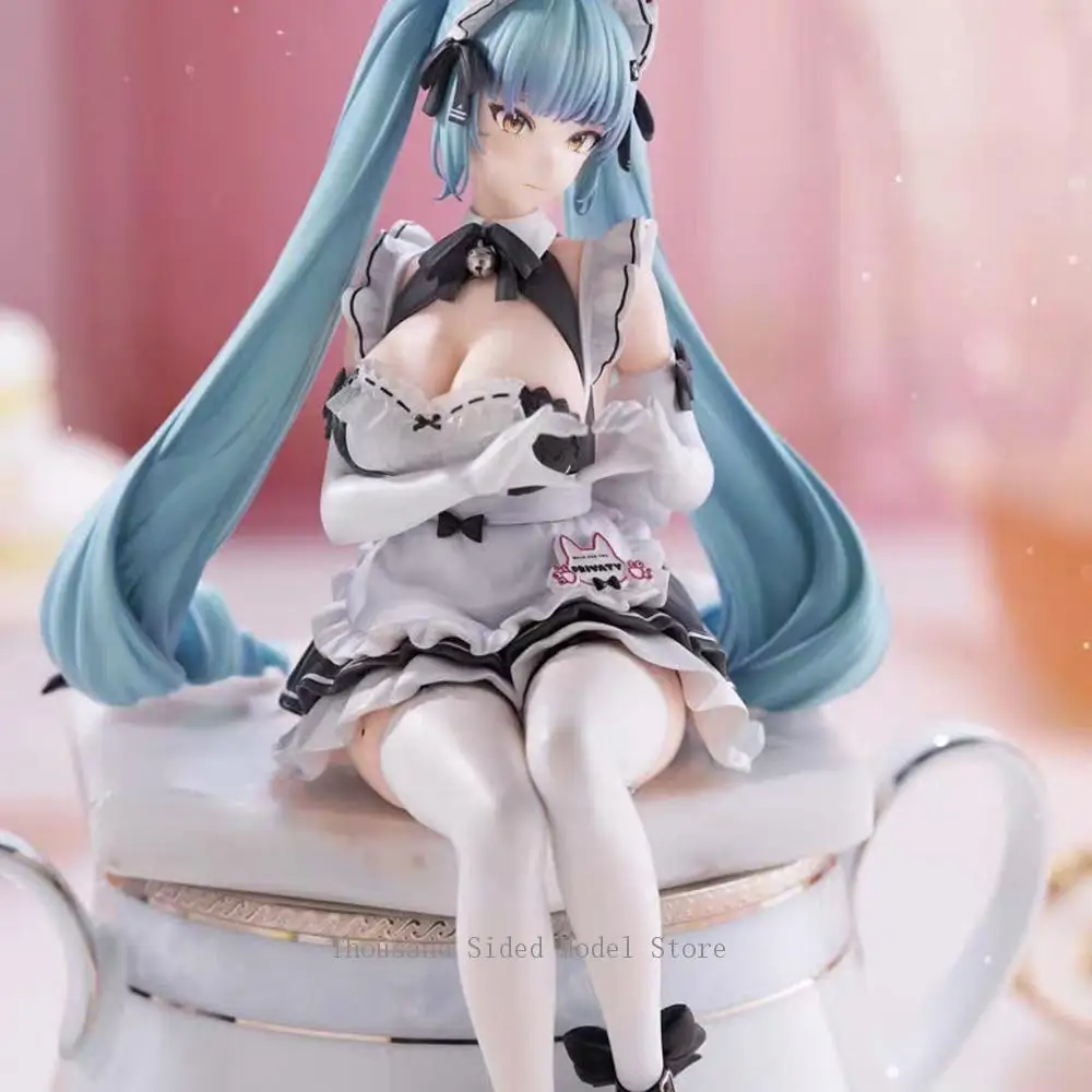 오리지널 푸류 누들 스토퍼 피규어 니케: 승리의 여신 유니 (비열한 하녀) 액션 피규어 14CM 애니메이션 모델 인형 선물