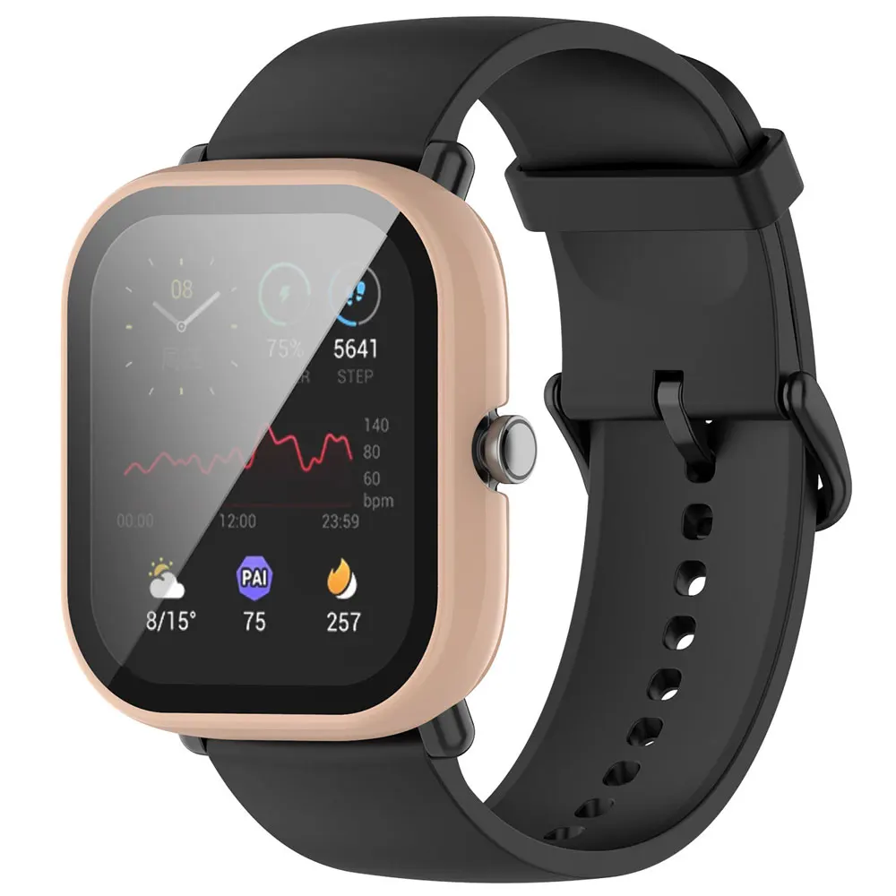 PC ฝาครอบป้องกันสําหรับ Huami Amazfit Bip U/Bip U pro Full Screen Protector สําหรับ Amazfit Pop Pro นาฬิกาเปลือกป้องกัน