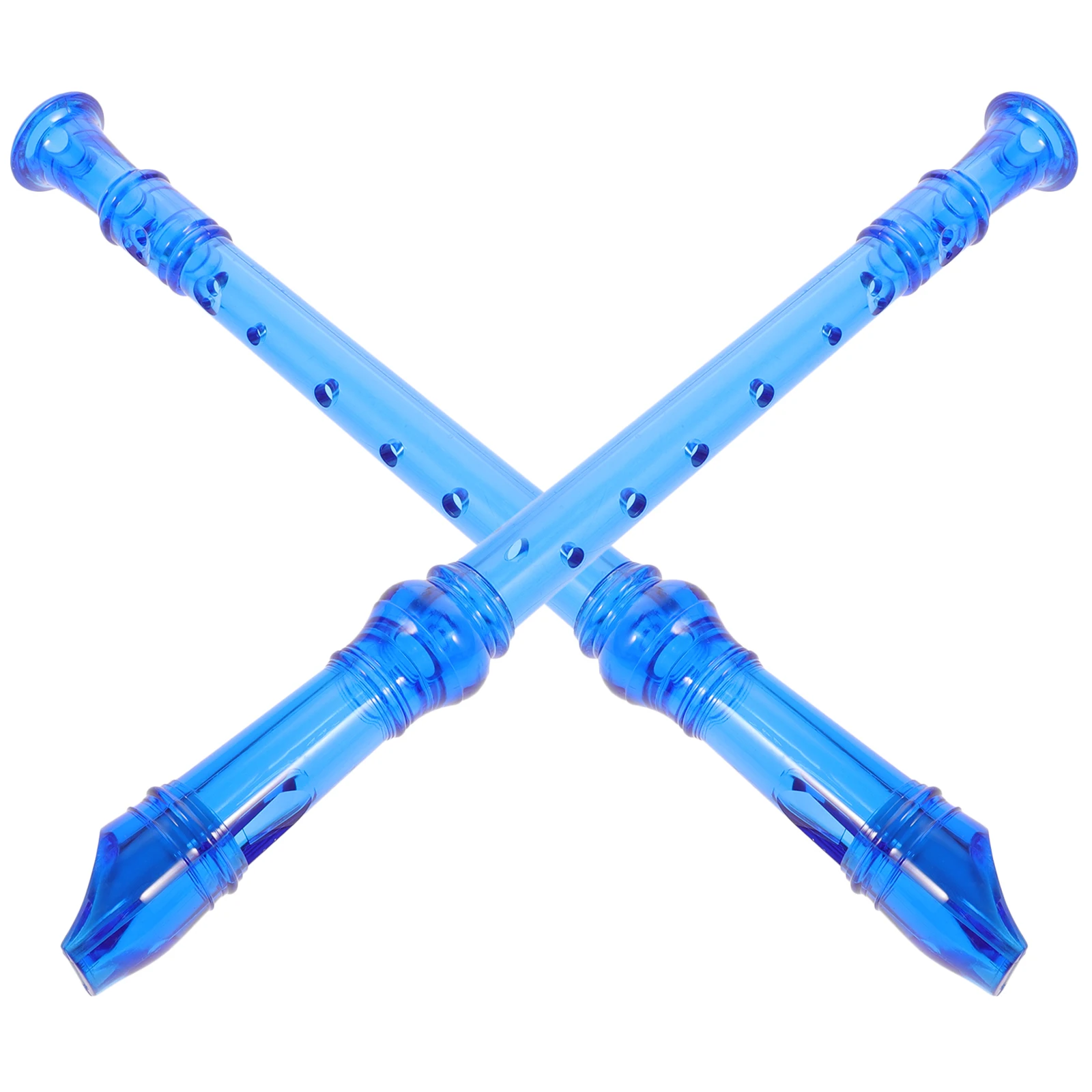 

2pcs 8 Hole Soprano Musical Teens Students Beginners Music Class School Practice With Cleaning Rods Flute For Beginners Recorder