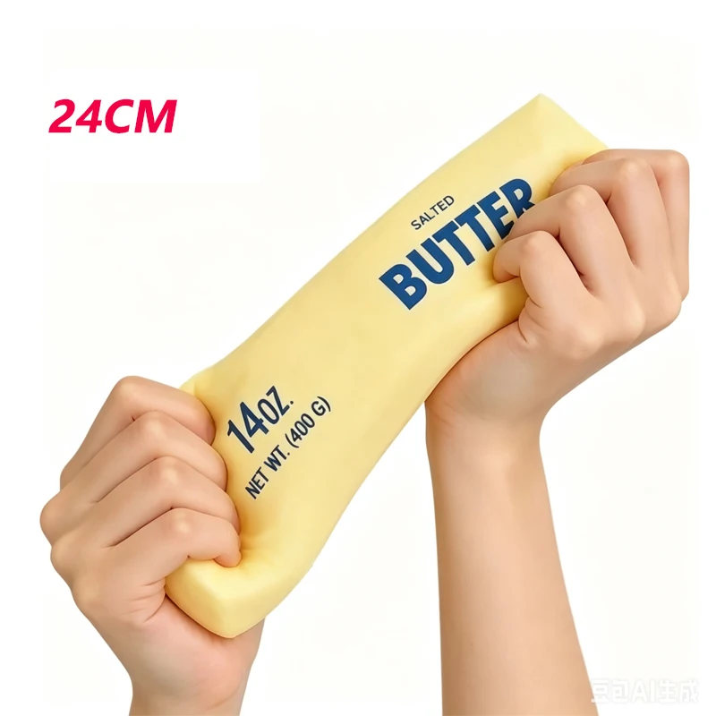 Butter Stick Squishy Fidget Toys Elastic Cheese Stick Funny Squeeze Prank Toy Stress Anxiety Relief Game Hand Relax Gift - view 6