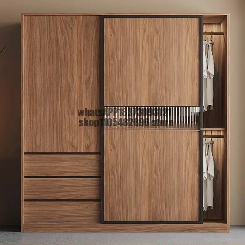 

Luxury Decoration Wardrobes Japanese Style Cheap Wooden Storage Wardrobes Space Saving Bedroom Armadio Guardaroba Furniture Home