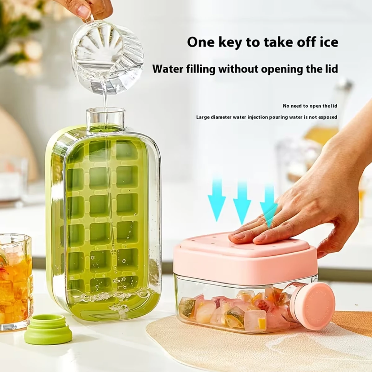 1 Ice Cube Bottle, …