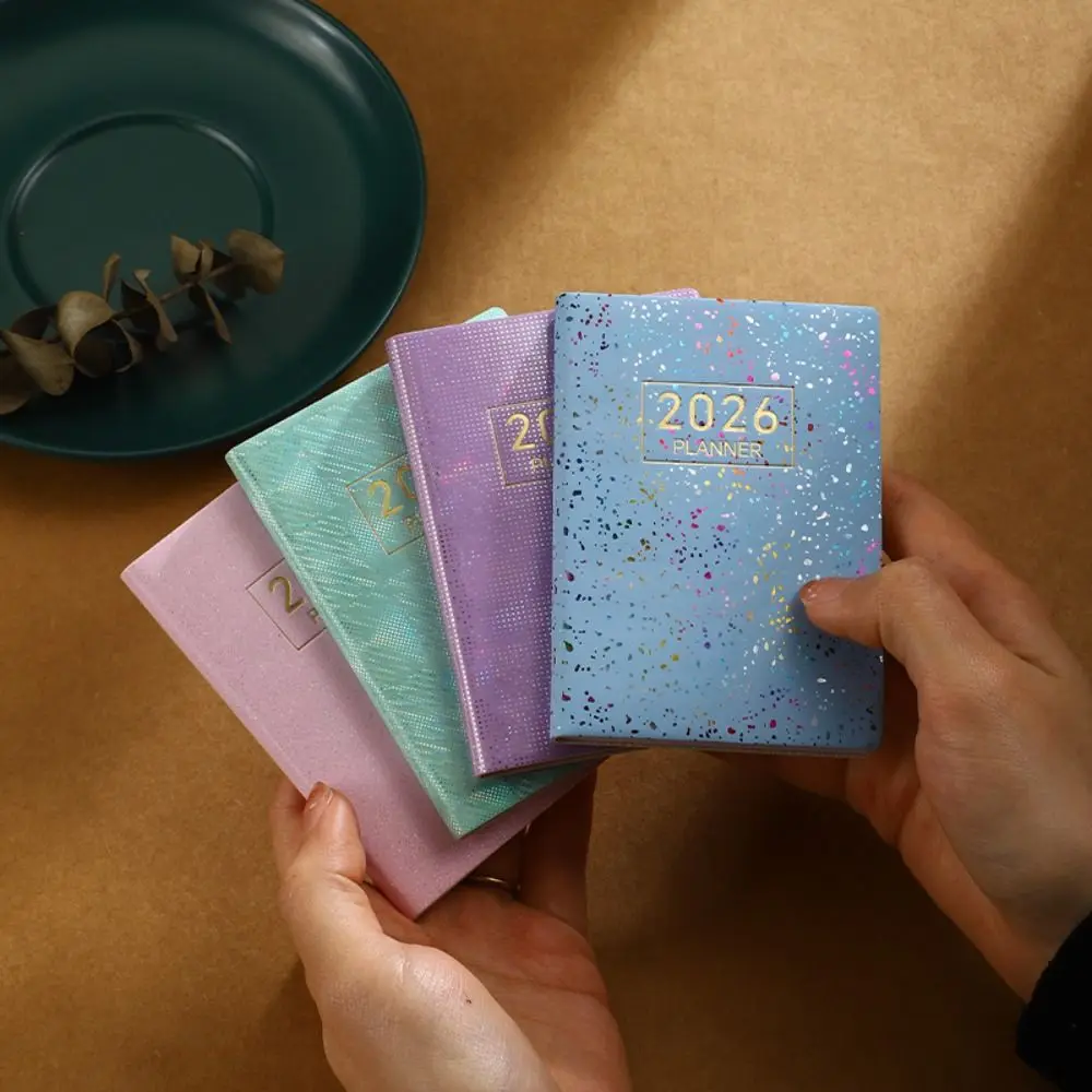 Мини-A7 2026, карман для книг с календарем, тетради для встреч, студенты