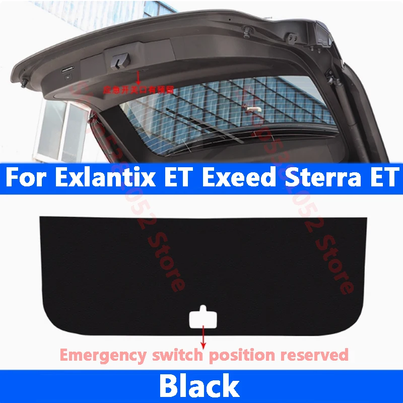 

For EXLANTIX ET EXEED STERRA ET 2024 2025 Car Trunk Tailgate Protection Pad Trunk PU Leather Anti-dirty Pad Accessories Cover
