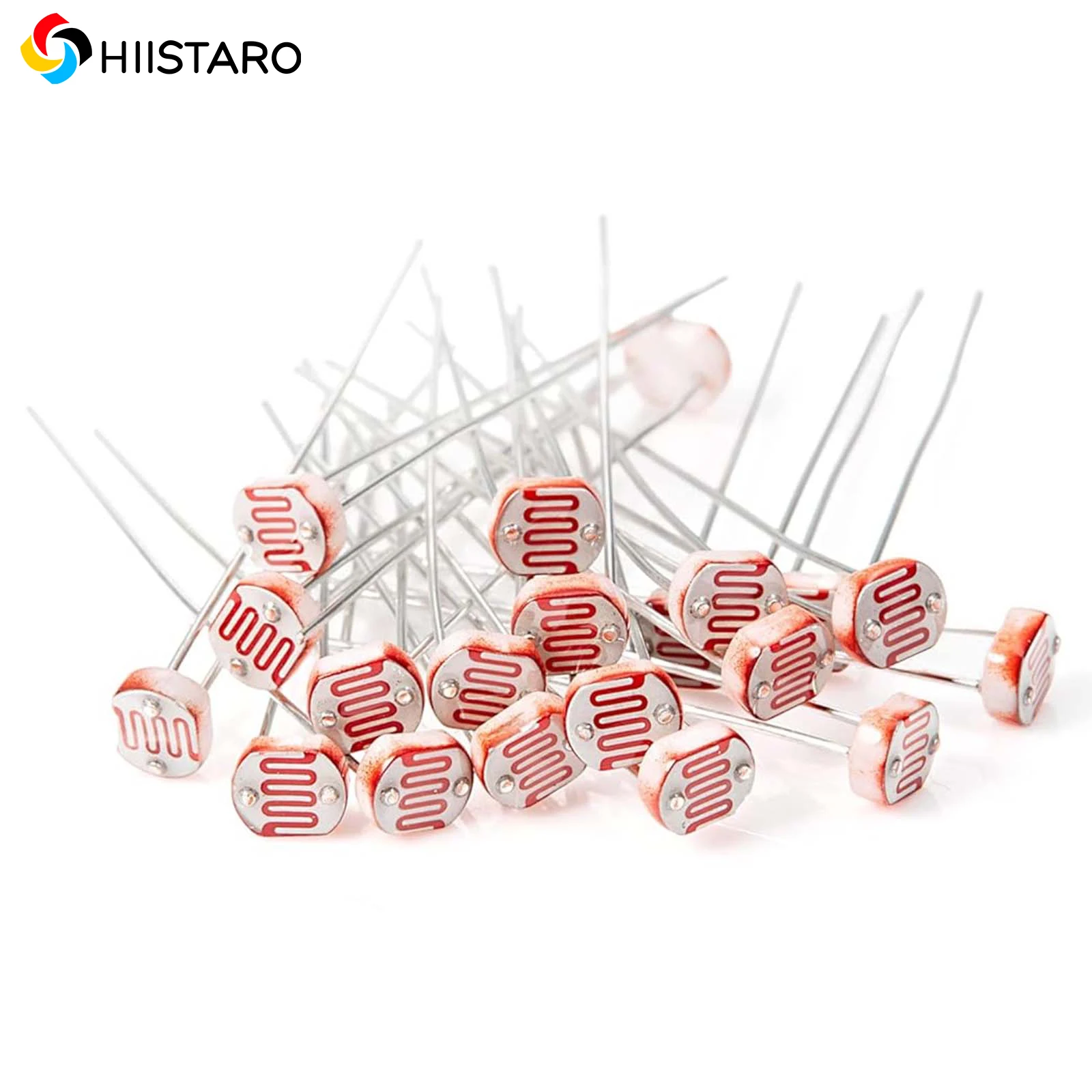 50pcs 5mm Photoresistor LDR Photo Light Sensitive Resistors