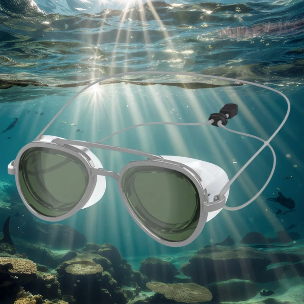 رؤية كاملة مكافحة الضباب نظارات السباحة المهنية HD نظارات السباحة الرجال النساء قابل للتعديل نظارات سباحة مانعة للتسرب الغوص Eyewea