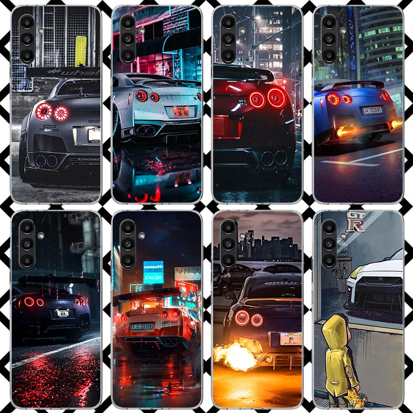 Taillight G-GTR Car R35 Phone Case for Samsung Galaxy A17 A37 A57 A16 A26 A36 A56 A15 A25 A35 A55 A14 A24 A34 A54 A13 A23 A33 A5