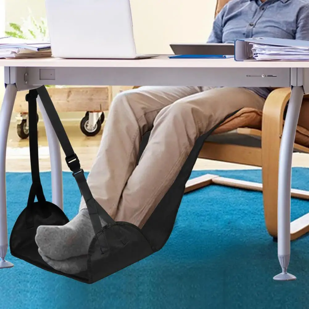 

In-flight Footrest Hammock Ergonomic Foot Hammock Adjustable Airplane Foot Hammock for Office Travel Wide Platform for Relaxing