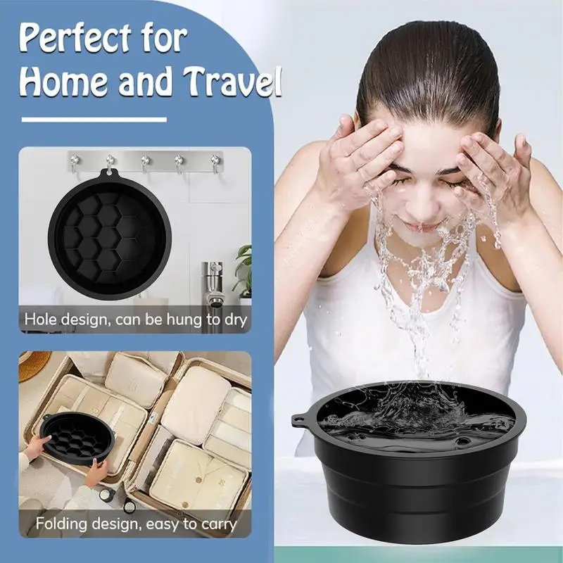 

Чаша для ванны с льдом для лица, миска для холодного лица, силиконовая чаша для красоты, укрепляющая кожу, умывальник для дома, отпуска, путешествий, отеля, бизнеса