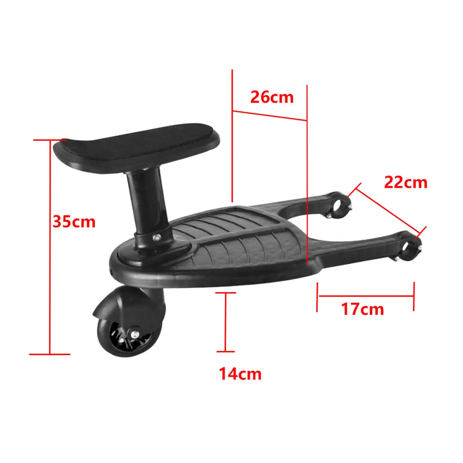 Stroller Footboard Stand Children Connection With Seat