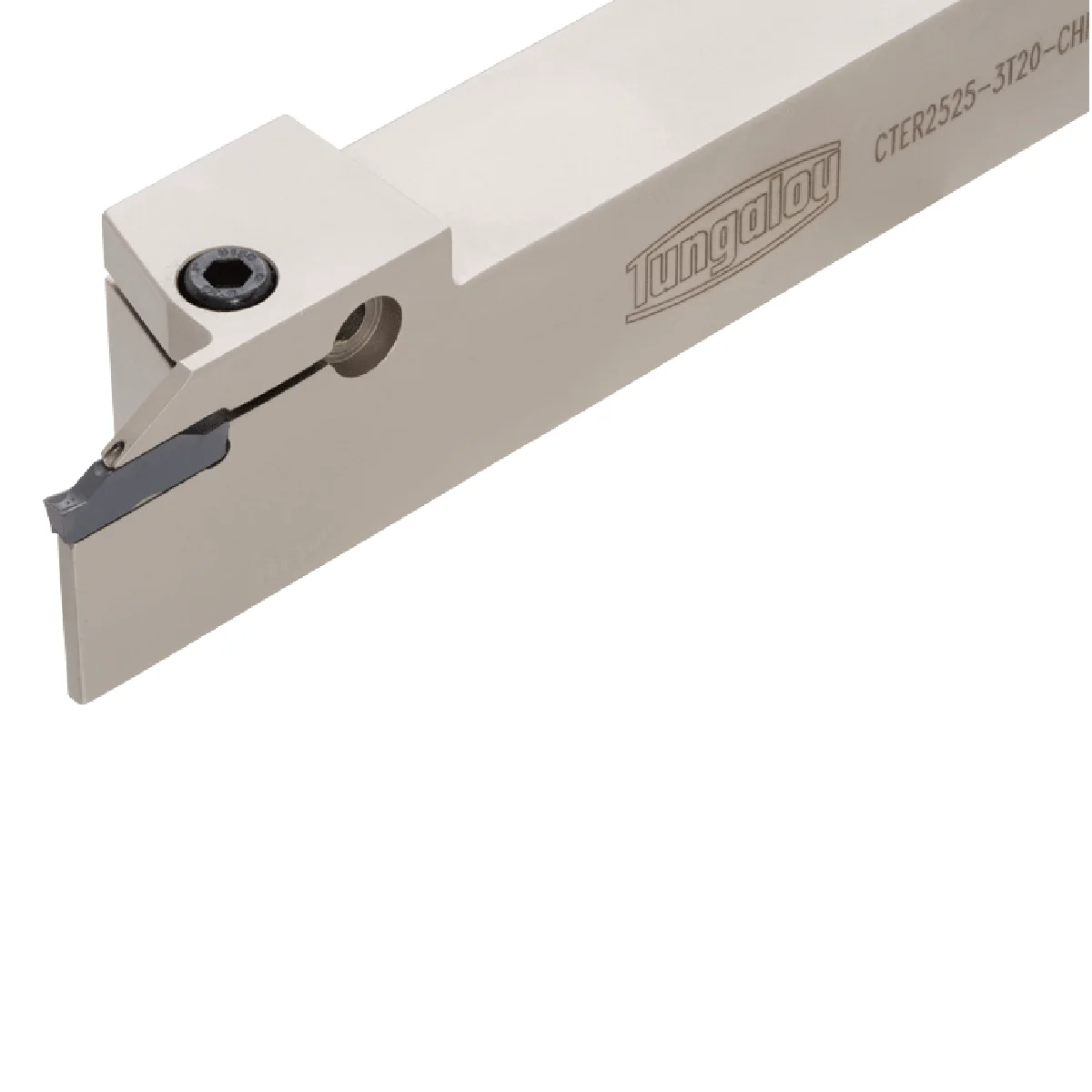 

100% Orig. CTEL External Toolholders: CTEL2020/2020-3T20-CHP, for Grooving/Parting, High Pressure Coolant Channels