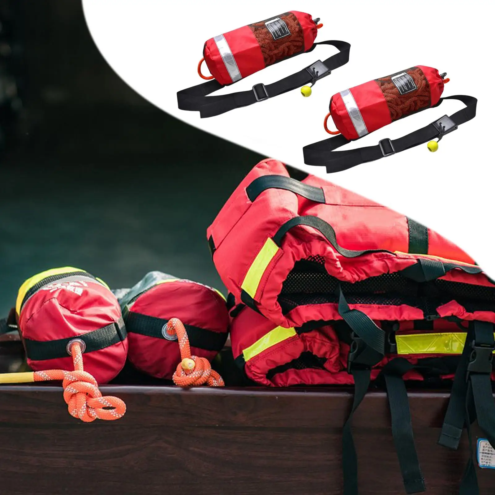 

Floating Throwing Rope Equipment,Professional,Emergency Rope,Throw Bag for Kayaking Buoyant Dinghy Canoeing Boating Ice Fishing