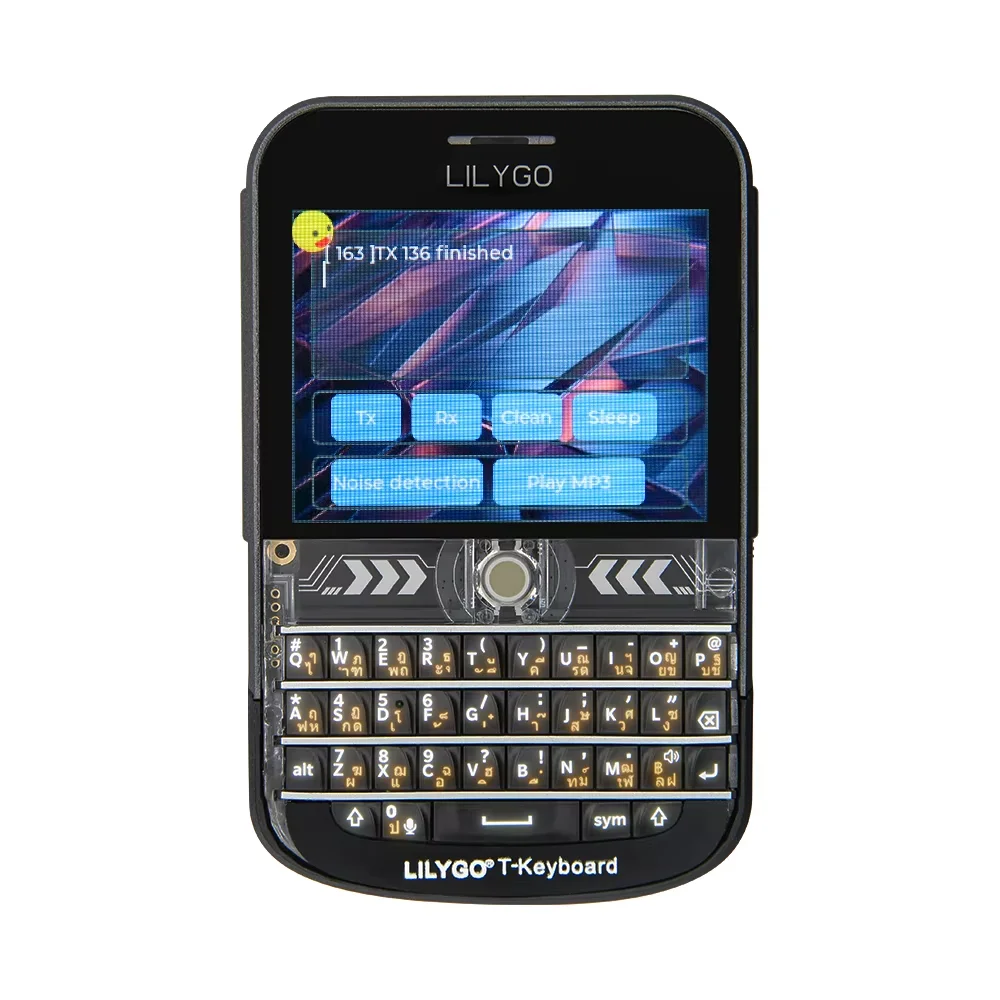Kit LoRa LILYGO T-Deck Plus ESP32-S3 |   WiFi/BT 5.0 |   915MHz 10km |   Keyboard & GPS QWERTY |   Proyek IoT/Drone