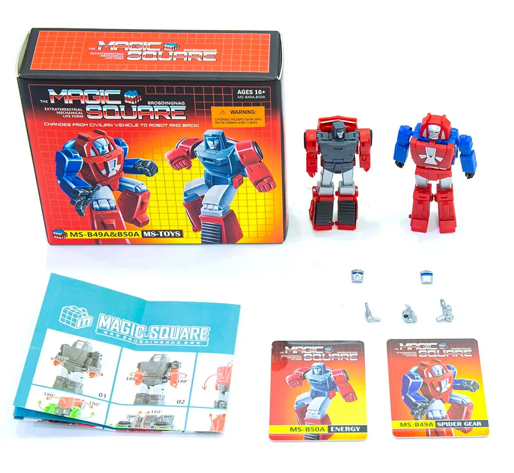 

MS-TOYS MS-B49A Gears MS-B50A Windcharger MSB49 MSB50 2pc/Set G1 Transformation MP Collectible Action Figure