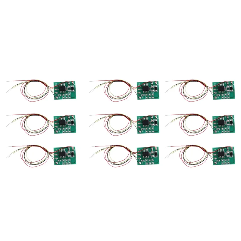 

9Pcs HO N Scale Model Electric Circuit Board Traffic Light Signal Model HO Scale Train Railway Miniatures