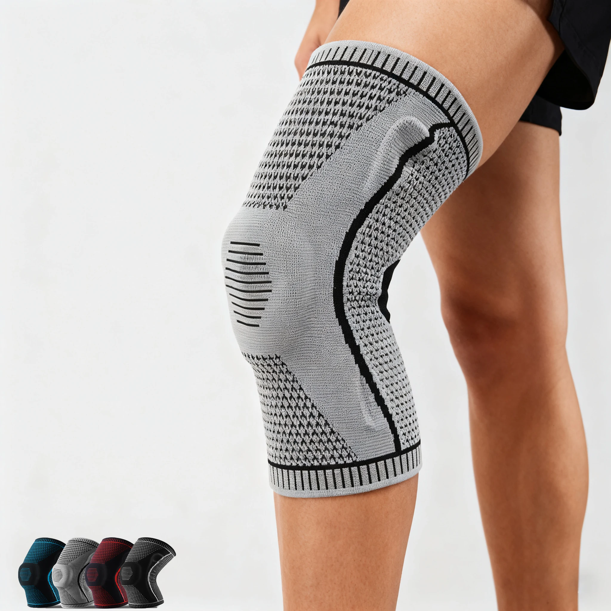 Double Compression Knee Sleeve Support for Knee Pain Sports Running Gym Joint Pain Relief Meniscus Tear Injury Recovery