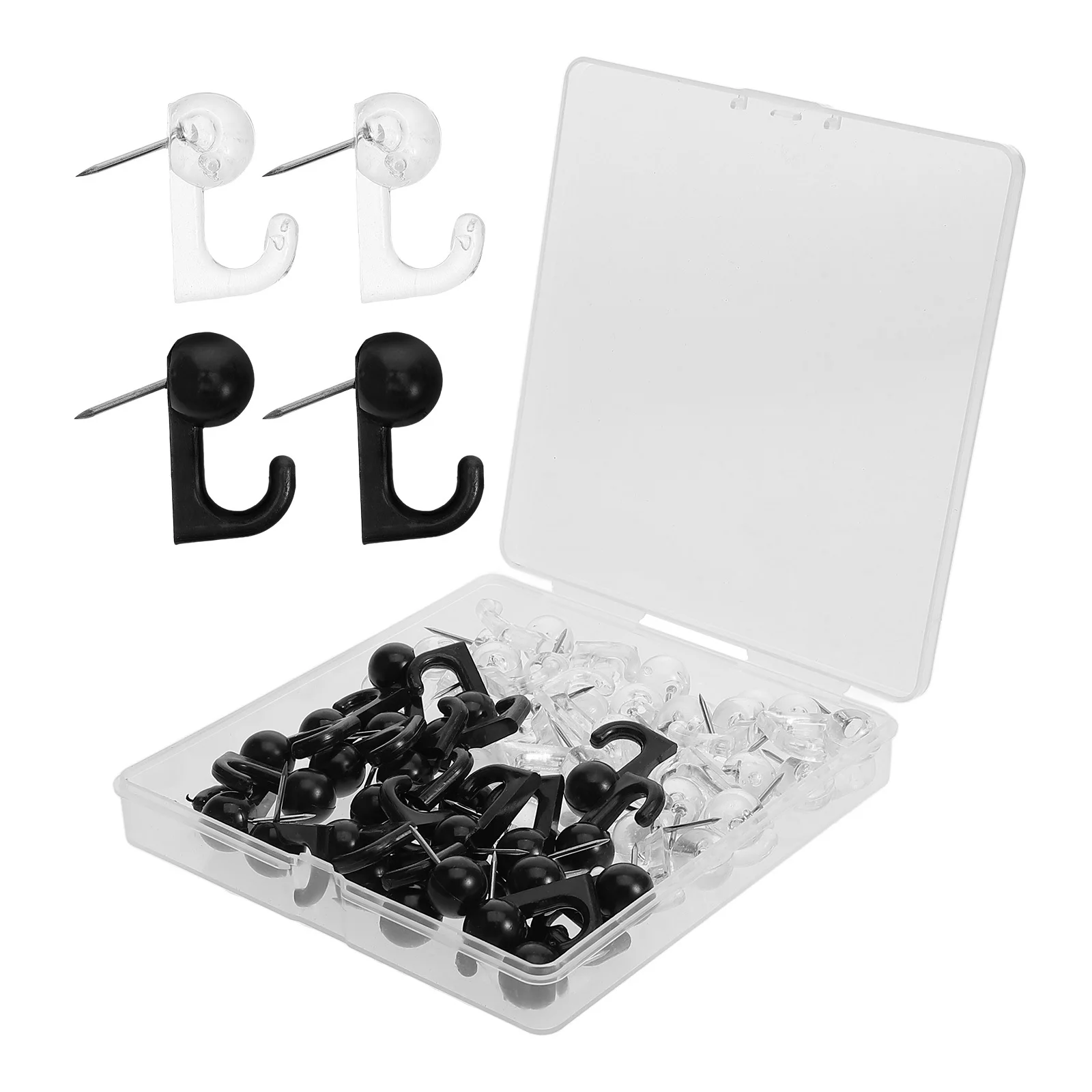 50pcs Multi-Function Thumb Tacks For Map Marking Bulletin Board Office Home Use Pushpins Small Reusable Tacks Crafts Decoration