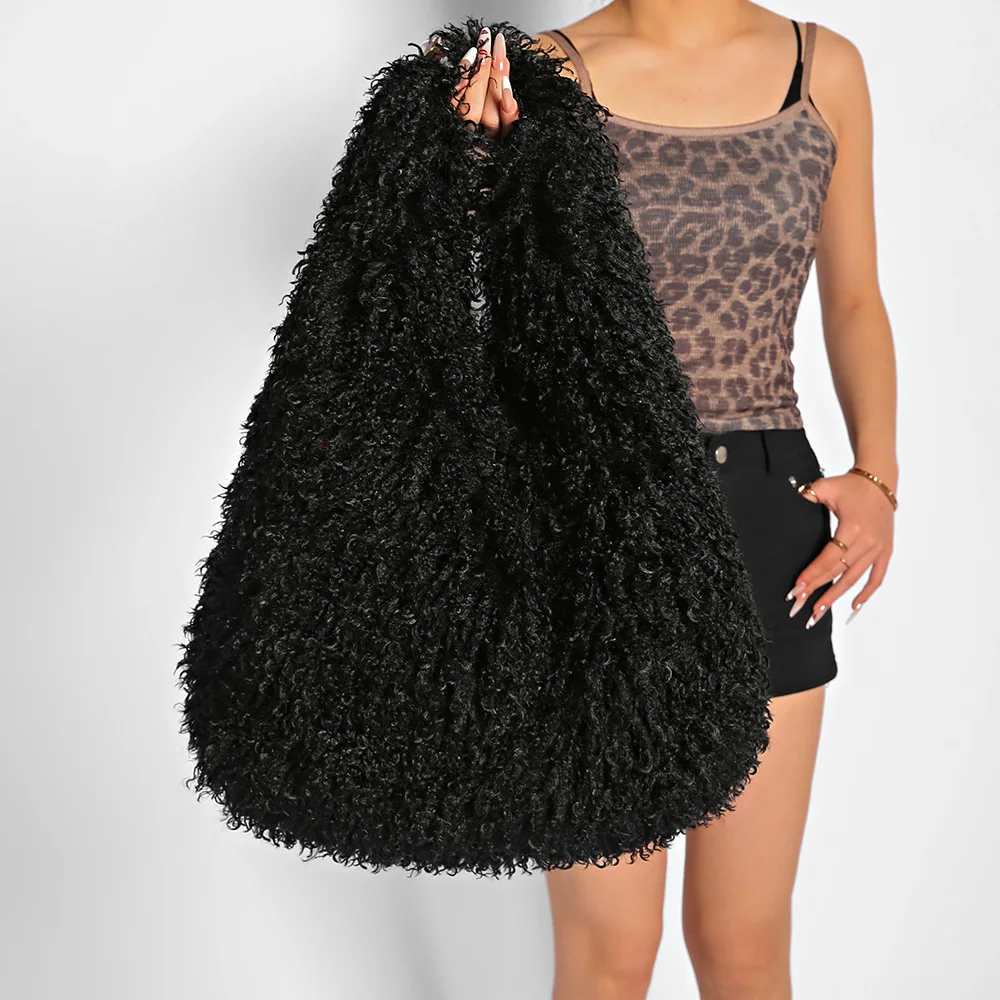 Thumbnail 3 - #2 Trending Faux Fur Shoulder Bags Right Now