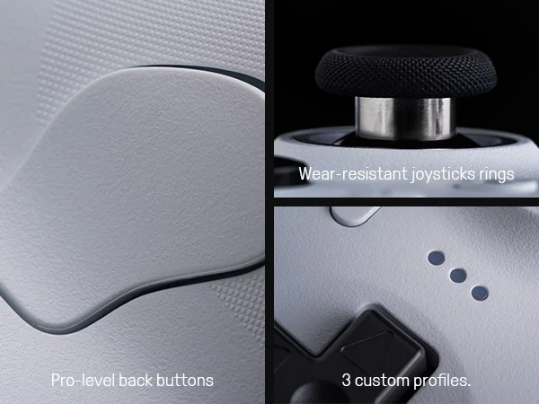 وحدة تحكم لاسلكية 8BitDo Ultimate 2، لوحة ألعاب بلوتوث/USB/2.4G مع عصا تحكم TMR، قاعدة شحن للكمبيوتر الشخصي، Windows 10,11، Android