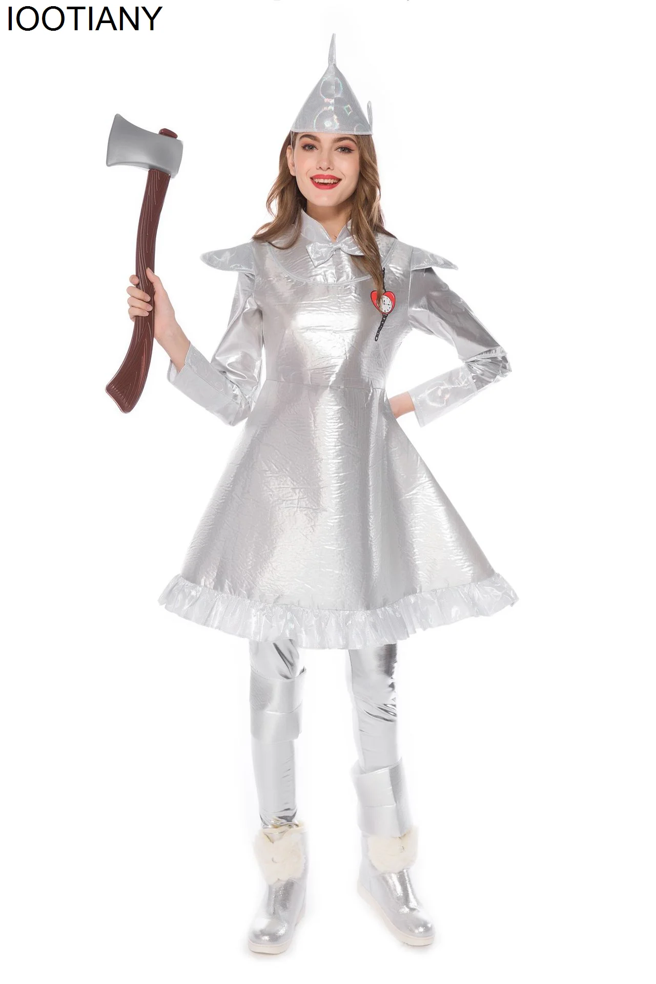 Косплей, новая одежда для всей семьи, детский сад, одежда для родителей и детей для девочек и мальчиков, жестяной человек, сценический костюм, карнавальный комплект