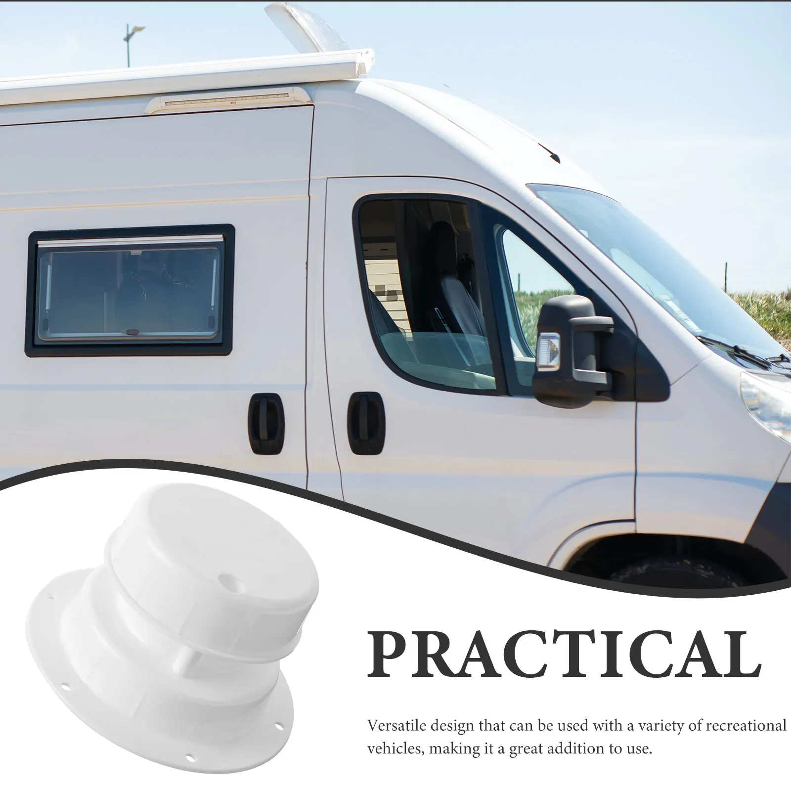 

Roof Ventilation Cover Waterproof Sealing Cap for Rv Marine Plumbing Parts Replacement Odor Elimination Air Circulation Plastic